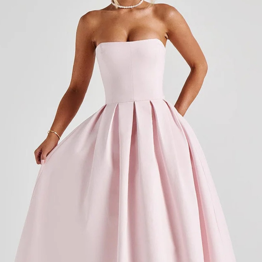 Edith Midi Dress BABYBOO Blush Maxi Dress